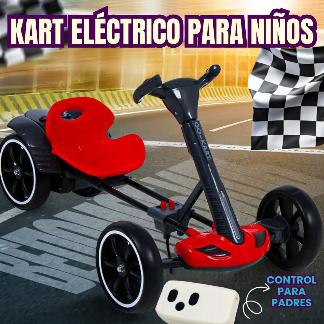 GO KART ELÉCTRICO PLEGABLE PARA NIÑOS